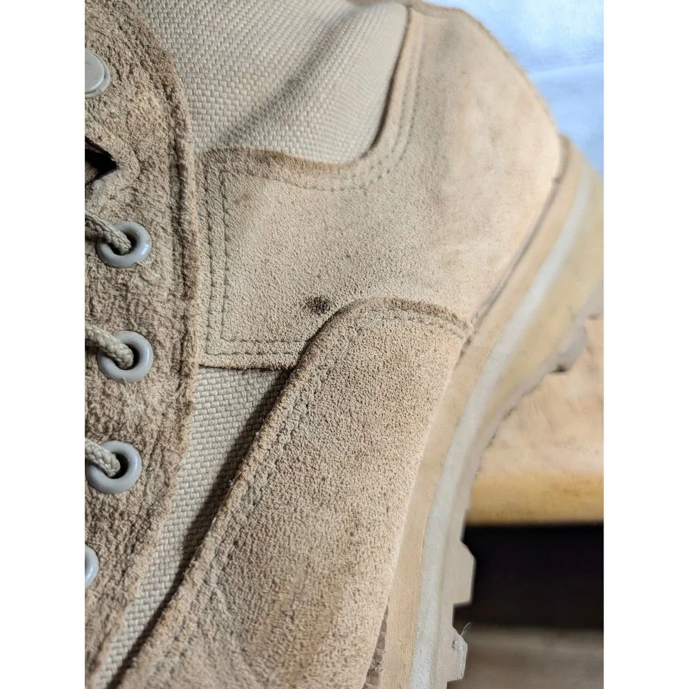 Belleville 790 Waterproof Combat Boots Mens 10 R Tan Desert Suede Vibram GoreTex